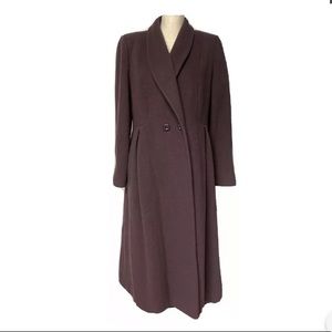 Vintage Wool Coat Purple Fashionbilt